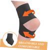 Gogogmee Ankle Sleeve Compression Brace for Sports Breathable Ankle Protector for Running Basketball and Fitness Non- Wrap Design for Maximum Support and Comfort view 2