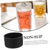Didiseaon 2pcs Slip Tumbler Cup Cover for Iced Water Bottle Silicone Boot Bottle Bottom Protector view 3