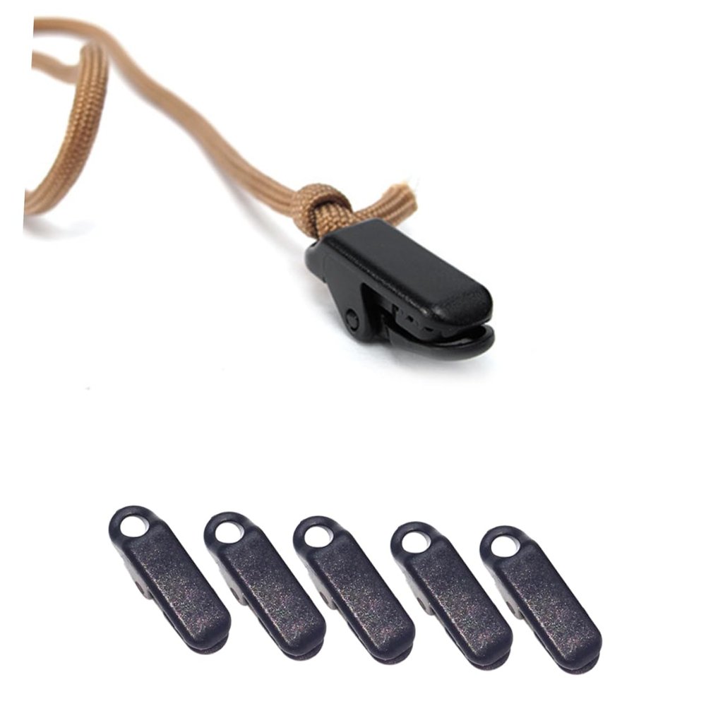 balacoo 20pcs Plastic Tent Tighten Clips Tarp Clamps for Camping Awnings and Outdoor Use Wind Resistant Awning Snaps Heavy Duty Fabric Fixing Clips Black