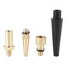 15Pcs Valve Adapter Set, Portable Pump Air Valve Converter Copper Valves Adapters Pump Valve Extensions for SV AV DV Valve Inflatable Bikes Balloons, Bike Tire view 4