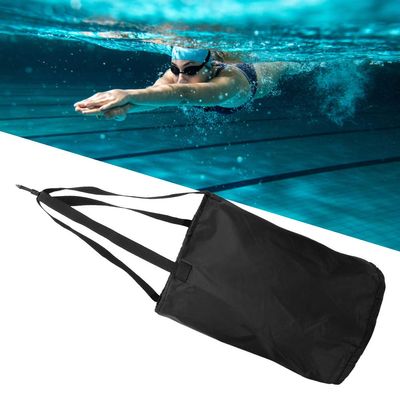 Swimming Drag Parachute for Improving Stroke and Fitness - Suitable for Adults Children Yellow (Black)
