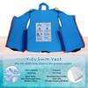 Adjustable Kids Swim Vest for 3-9 Years (24-64lbs),Pool Floats Quick-Dry Learn-to-Swim Jacket with Safety Locks & Whistle, Boys (Blue, M (35-48 lbs/5-7 yrs)) view 4