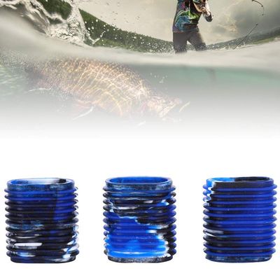 GLOGLOW Fishing Reel Grip Nonslip Ergonomic Cover Knobs for Increased Comfort and Control for Fishing Enthusiasts - 5pcs Red Black Rubber Handles (Blue Black), GLOGLOWxo7ivcgt6z-13