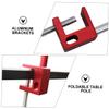 balacoo 1pc Adjustable Camping Folding Lamp Bracket Lightweight Aluminum Alloy Stand for Outdoor Activities Easy to Carry and Setup view 3
