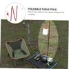 balacoo 1pc Adjustable Camping Folding Lamp Bracket Lightweight Aluminum Alloy Stand for Outdoor Activities Easy to Carry and Setup view 4