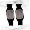 FOMIYES Warm Cashmere Knee Pads Thick Comfortable Support for Winter Activities for Elders and Outdoor Sports Black view 2