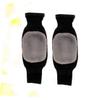 FOMIYES Warm Cashmere Knee Pads Thick Comfortable Support for Winter Activities for Elders and Outdoor Sports Black view 3