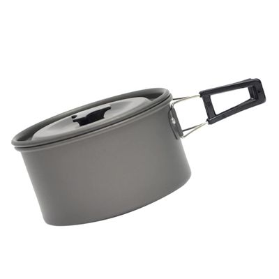 balacoo 1 Set Outdoor Pot Hiking Cooking Pot Camping Pots Pans Travel Cooker Camping Cookwear Camping Cookware Household Cookware with Storage Bag Individual Container Medium Aluminum, 26.5X17X17cm