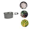 balacoo 1 Set Outdoor Pot Hiking Cooking Pot Camping Pots Pans Travel Cooker Camping Cookwear Camping Cookware Household Cookware with Storage Bag Individual Container Medium Aluminum, 26.5X17X17cm view 3