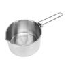 Portable Camping Kettle Boiling Pot with Ventilation Hole Design for Tea Coffee Soupmaking, Stainless Steel Camping Pot for Picnic Cooking view 4
