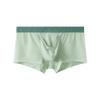 Feelonger Men's Dual Pouch Underwear Bulge Boxer Briefs Separated Pouch See-through Redundant Prepuce Physical Therapy Trunks (US, Alpha, Medium, Regular, Regular, Gentleman Green) view 1