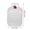 balacoo 1pc Multifunctional Bucket Dual Purpose Fruit Bowl Shamrock Headband Multi-functional Water Tank Compression Car Water Jug Washi Stickers Camping Container White or re-usable, 30X23X18cm view 2