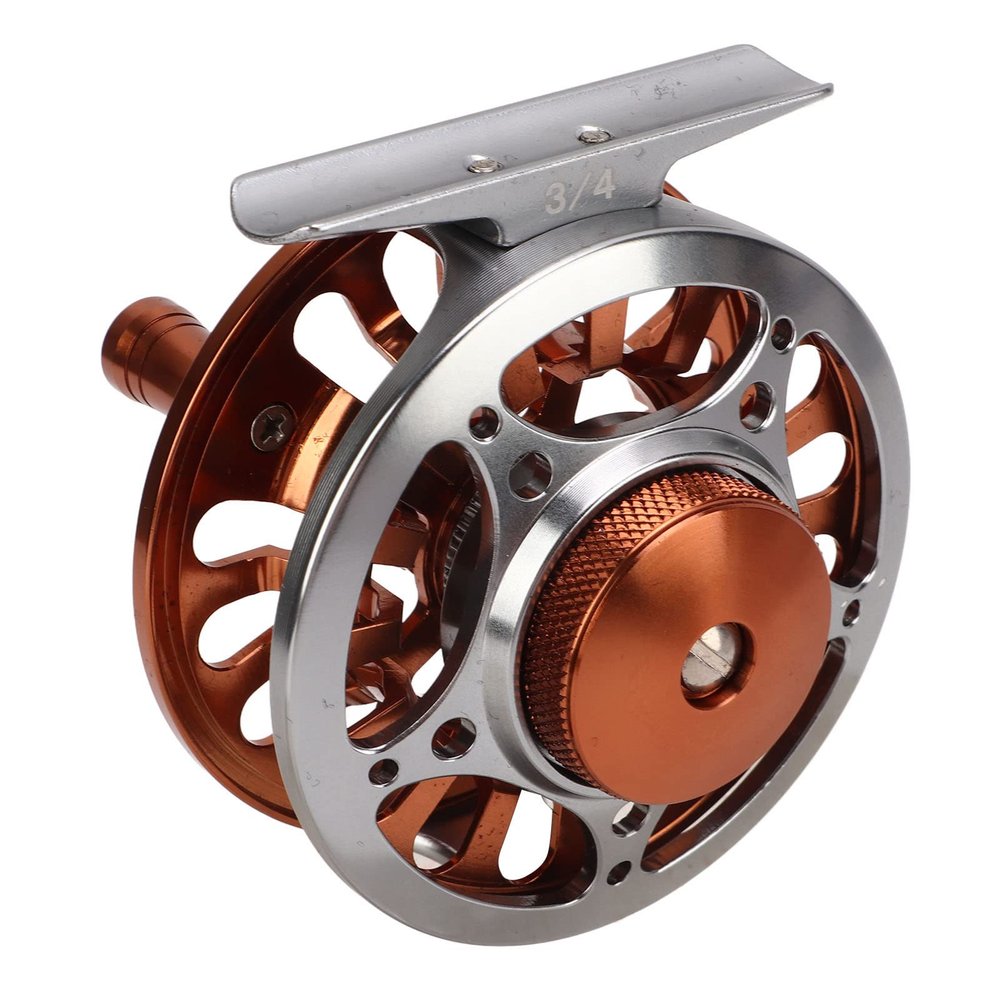 Fly Fishing Reel 3 Bearings CNC Processing Aluminum Alloy Fly Reel for Outdoor Fishing