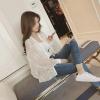 Xingfenly Women Organza Jackets Summer Tops Coat -sunburn Cardigan Spring Clothes Female Long Sleeve Chiffon Shirt s2 Black XXL view 4