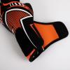 GJPWAKWM Soccer Goalkeeper Gloves Goalie Training Gloves Strong Grip Anti-Slip and Breathable for Adults and Children (Orange Black,9) view 3