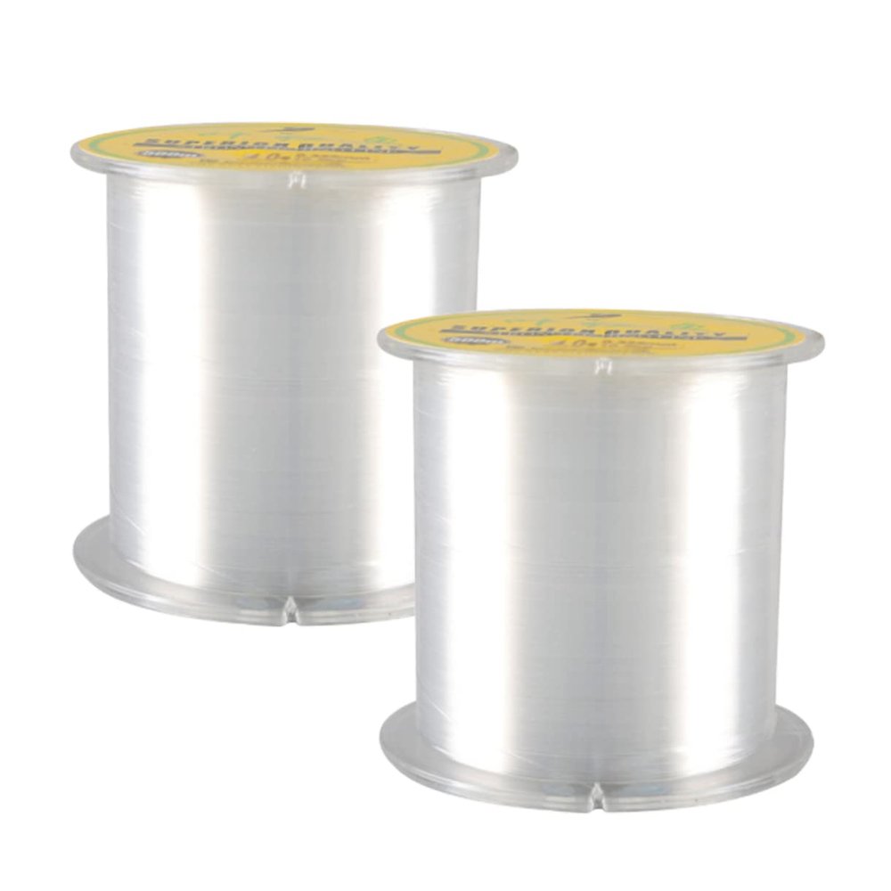 SUPVOX 500m Heavy Duty Monofilament Fishing Line Sub-line Nylon Invisible Long Range