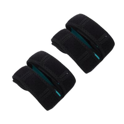 FOMIYES 2pcs Adjustable Knee Brace with Non-slip Design for Patella Support Comfortable Protection for Sports and Fitness Activities Black