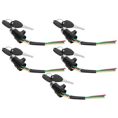 Power Supply Lock for Electric HeavyDuty Electronic Lock Switch for 5Sets Locks with Keys for Electric Scooter