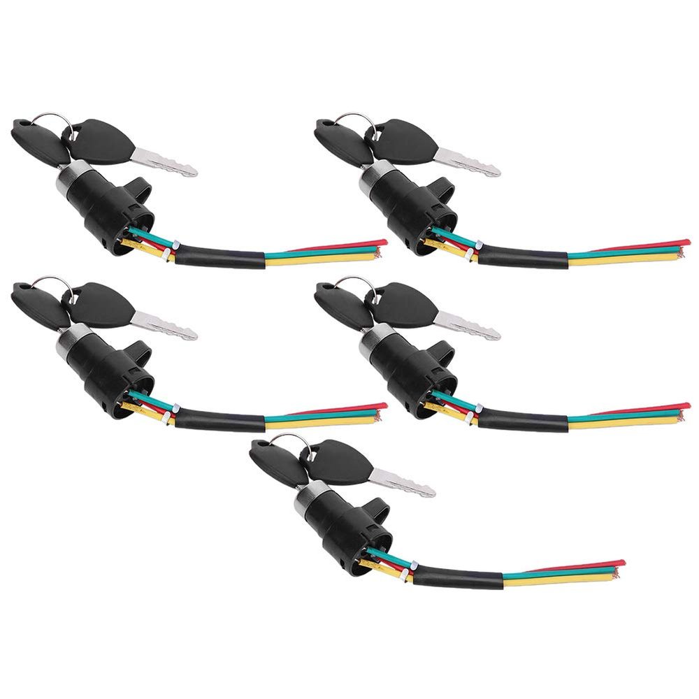 Power Supply Lock for Electric HeavyDuty Electronic Lock Switch for 5Sets Locks with Keys for Electric Scooter