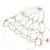 SUPVOX Portable Iron Chain Basketball Net Large Capacity Storage Container for Balls Home Outdoor Accessory view 4