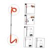 balacoo 2pcs Multi-Functional s Shape Light Hook for Camping Metal Hooks for Tent and Outdoor Use Easy Setup Hanging for Lanterns and Gear Camping Accessories Orange view 2