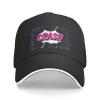 Crash Baseball Cap Sandwich Brim Hats for Men Women Adjustable Caps Black view 1