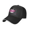 Crash Baseball Cap Sandwich Brim Hats for Men Women Adjustable Caps Black view 2