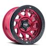 DIRTY LIFE ENIGMA RACE 9313 GLOSS CRIMSON CANDY RED 17X9 6-135 -38MM 87.1MM (1) Wheel view 1