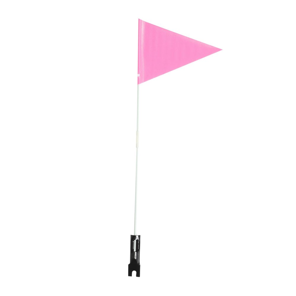 Balacoo 1 Set Reflective Flagpole with Pole Flags with Pole Flag Poles for outside Kid Bike Fiberglass Bicycle Flag Pole Bike for Trailer Flag Bicycles Pp Outdoor Flag Seat Pink Child, 180x26cm