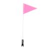 Balacoo 1 Set Reflective Flagpole with Pole Flags with Pole Flag Poles for outside Kid Bike Fiberglass Bicycle Flag Pole Bike for Trailer Flag Bicycles Pp Outdoor Flag Seat Pink Child, 180x26cm view 1