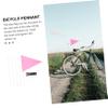 Balacoo 1 Set Reflective Flagpole with Pole Flags with Pole Flag Poles for outside Kid Bike Fiberglass Bicycle Flag Pole Bike for Trailer Flag Bicycles Pp Outdoor Flag Seat Pink Child, 180x26cm view 3