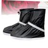 jojofuny 1pair Pvc Shoe Covers Thicken Non- Overshoes for Rainy Days Xl Shoe Protectors for Outdoor Activities view 2