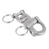 Heavy Duty 316 Stainless Steel Jaw Swivel Snap Shackle Hook with Quick Release Pin, Made Out of Premium Material (70mm) view 1