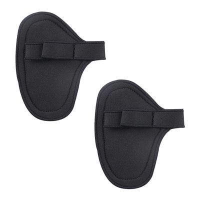 balacoo 1pair Breathable Sports Palm Guards for Weightlifting and Fitness Comfortable Half Finger Gloves for Men for Cycling Mountaineering and Outdoor Workouts Black