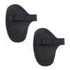 balacoo 1pair Breathable Sports Palm Guards for Weightlifting and Fitness Comfortable Half Finger Gloves for Men for Cycling Mountaineering and Outdoor Workouts Black view 1