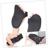 balacoo 1pair Breathable Sports Palm Guards for Weightlifting and Fitness Comfortable Half Finger Gloves for Men for Cycling Mountaineering and Outdoor Workouts Black view 2