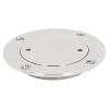 Alomejor 316 Stainless Steel Deck Plate Round Design High Hardness, Large Round Plate, Inspection Port for Marine Yacht (3 Inch) view 1