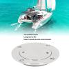 Alomejor 316 Stainless Steel Deck Plate Round Design High Hardness, Large Round Plate, Inspection Port for Marine Yacht (3 Inch) view 3