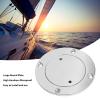 Alomejor 316 Stainless Steel Deck Plate Round Design High Hardness, Large Round Plate, Inspection Port for Marine Yacht (3 Inch) view 4