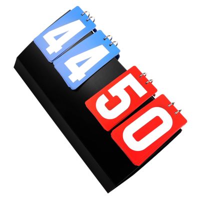 SUPVOX Portable Flip Scoreboard Basketball Multi-Sport Counter Durable Design with Numbers Easy to Use for Games and Tournaments for and Scorekeepers