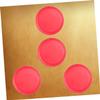 WHAMVOX 8pcs Red Air Hockey Pucks Sliders for Game Tables Replacement for Goalies and Accessories for Competitive Play and Game Rooms view 3