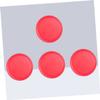 WHAMVOX 8pcs Red Air Hockey Pucks Sliders for Game Tables Replacement for Goalies and Accessories for Competitive Play and Game Rooms view 4