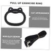 BESPORTBLE Boy Girl's Fitness Pull-up Rings Durable Indoor Exercise Equipment for Boy Girl Rings with Hand Tape and Strap for Strength Training and Home Gym Activities view 2