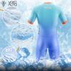 VOXCAUTQ Men's Cycling Skinsuit,Triathlon Suit Men,Trisuit for Swimming, Cycling, Running, Duathlon (Typ-10,XS) view 3
