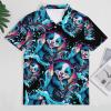 Funny Ferret Playing Guitar Men's Polo Shirt Casual Golf Polo Shirt Short Sleeve Sports T-Shirt L view 3