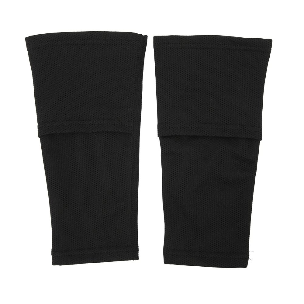 Football Shin Guard Socks Sleeves, 1 Pair Breathable Soccer Shin Guard Socks Pocket Shin Guard Sleeves Calf Compression Socks for Running(S)