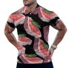 Food Steak Men's Polo Shirt Casual Golf Polo Shirt Short Sleeve Sports T-Shirt XL view 1