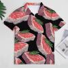 Food Steak Men's Polo Shirt Casual Golf Polo Shirt Short Sleeve Sports T-Shirt XL view 3