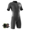 VOXCAUTQ Men's Cycling Skinsuit,Triathlon Suit Men,Trisuit for Swimming, Cycling, Running, Duathlon (Typ-1,XL) view 1