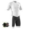 VOXCAUTQ Men's Cycling Skinsuit,Triathlon Suit Men,Trisuit for Swimming, Cycling, Running, Duathlon (Typ-2,XS) view 1